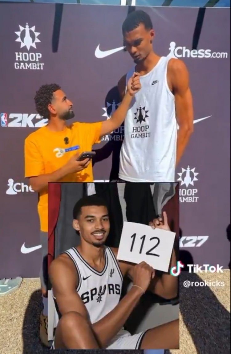 你能单场砍下100分？文班亚马：是的 我同意这个观点